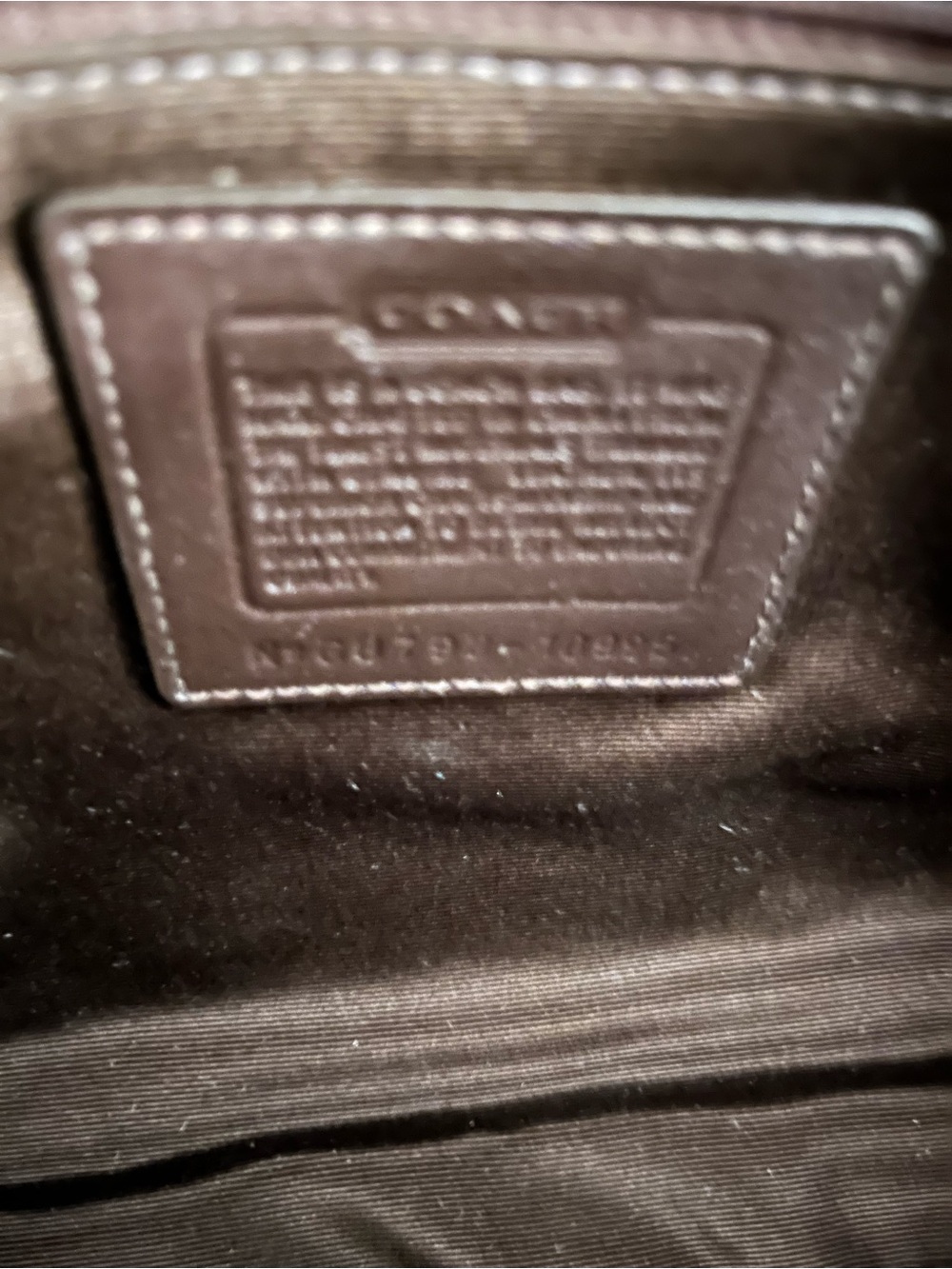 Coach Brown Signature Canvas Satchel Bag with Leather Trim STUNNING NWT - Picture 11 of 16